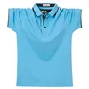 Summer Men Shirt Mens Classic Solid Polo Shirts Bawełniana koszula Duża rozmiar swobodna moda Plus 6xl 5xl xxxxl Y220531