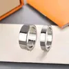 Ontwerpers Ring Voor Mannen Titanium Staal Zilveren Ringen Engagements Voor Vrouwen Sieraden Luxe Liefde Ring Brief Heanpok 22053001R2499