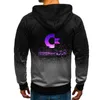 Men's Hoodies Men's & Sweatshirts Commodore 64 Men C64 SID Amiga Retro 8-bit Gradient Sweatshirt Harajuku Hoodie Zip Pullover Cotton