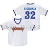 Kob Benchwarmers Pinstriped Baseball Jersey 32 Howie Goodman 44 Rob Schneider Gus Matthews 82 Richie Goodman 68 Clark Reedy