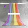 3 Colors Rainbow Mohair Wrap Newborn Stretch Swaddling Photography Props Infant Blanket Soft Photo Props Blankets For 0-2M Baby