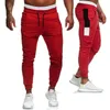 Pantalons pour hommes Rouge Noir Gris Hommes Long Casual Sport Gym Slim Fit Pantalon Courir Joggers Pantalon de Survêtement Mâle ButtomsMen