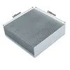 Fans kylningar Aluminium kylfläns 100x100x30mm Skiving Fin Kylfläns Kylare Kylare för elektronisk chip LED -kylning av dissipationsfans