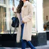 2022 Autumn Long Winter Coat Woman Faux Fur Coat Women Warm Ladies Teddy Jacket Female Plush Coats Outwear