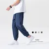 Zomer nieuwe Koreaanse mode losse harem joggers casual heren lichtgewicht comfortabele coole coole casual anklellengte broek 4xl 5xl 210412