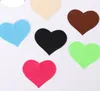 6 ألوان لوحة صدر على شكل قلب السلامة وحماية البيئة تغطي الحلمة تغطي ملصقات T-TIT TAPE