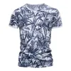 Aiopeson hawaii stil 100% bomull t-shirt män o-hals tryck skjorta män casual män kläder sommar högkvalitativ mäns T-skjortor 220504