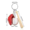 Keychains PCS Baseballhandschoen Mini Keychain Accessories HOUTEN RACKACK HANDER Key Decoratie Auto KeychainsKeyChains Fier22