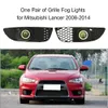 Reflektory samochodowe Jedna para zderzaków Grille Lampki przeciwmgielne Lampa LED z zestawem przełączania dla MITSUBISHI LANCER