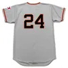 GLNC202 N YORK VINTAGE Baseball Jersey 2 Leo Durocher 1951 12 Eddie Stanky 20 Monte Irvin 23 Bobby Thomson 24 Willie Mays 35 Sal Maglie