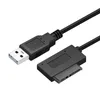 Computerkabel-Anschlüsse Notebook Optisches Laufwerk Linie SATA zu USB-Adapterkabel 6 7P USB2.0 Einfaches Laptop-KabelComputer