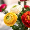 Fleurs décoratives couronnes artificielles tiges de fleurs de renoncule Faux Rose pivoine décoration de mariage fleurs de simulation de ménagedécoratif