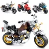 Bouwstenen Technische motorfiets City Moto Racing Motor Voertuigen Bakstenen Speelgoed Geschenken voor kinderen 220715