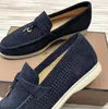 2022 Spring And Autumn Leather Mens Walk Shoes Luxury Sneakers Designer Flats Dress Shoe Walking Shoes Nubuck Lock Large Women Size 35-46 With Box