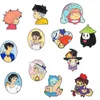 Ghibl Studio Enamel Pins Postacie Anime Brake dla fanów Whole Badge Plecak Akcesoria dla kobiet Men7841349