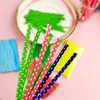 Gift Wrap Pcs/pack Of 9cm Colored Polka Dot Wire Tie Baking Packaging Bread Bag Sealing Lollipop TieGift