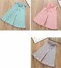 Summer Girls Clothing Sets Kids T shirt Wide Leg Pants Suits Children Short Sleeve Baby Girl Clothes 5 6 7 8 9 10 12 Years 220714