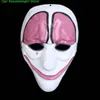 Stock PVC Halloween masque effrayant Clown masque de fête Payday 2 pour mascarade Cosplay Halloween masques horribles