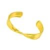 2022 Braccialetti per le donne Bracciale intrecciato con fiocco Vintage Bracciale in metallo rame Colore oro Coppia africana Gioielli africani Dubai Regalo di Natale Donna