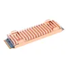 Fans & Coolings Pure Copper Heatsink Cooler Heat Sink Thermal Conductive Adhesive For M.2 NGFF 2280 PCI-E NVME SSD Thick 8mm PS5 2022