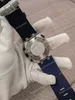 Herenhorloge 26703ST. A027CA. 01 blauwe wijzerplaat chronograaf rubberen band 42 mm quartz digitaal horloge