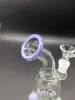 Mini 5.5 inch Purple Glass Water Bong Hookah Oil Dab Rigs Smoking Pipes with Female 14mm Joint