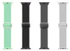 Rem för Apple Watch Band 44mm 40mm 45mm 41mm 42mm 38mm 45 mm Nylon Elastic Flätat Solo Loop Armband Iwatch Serie 3 5 SE 6 7