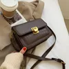 Mode handtassen voor dames kettingstijl zacht lederen schoudertassen Designer hoogwaardige vrouwelijke crossbody zak vierkant portemonnee