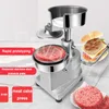 Commercieel roestvrijstalen handmatige ronde vleesvormige keukenmachine woning vormen hamburger patty maker hamburger pers