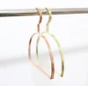 Semicircle Metal Hanger Nordic Style Rose Gold Iron Hangers Rack for Scarf Tie Belt and Towel Clothes Organizer