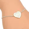 925 Silver Designer Charm Love Bracelet Infinity Heart Bead Bracelets Pareja Vintage Luxury Lucky Symbol Tag Pulsera para mujeres Return Tiff Top Joya