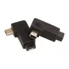 Connettore da mini USB tipo A maschio a micro USB B femmina Adattatore ad angolo destro/sinistro di 90 gradi