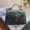 Hochwertige Marmont Designer Umhängetaschen Damen Kettentasche Umhängetasche Messenger Tote Weiblich Steppherz Lederhandtaschen Geldbörsen Geldbörsen