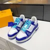 High quality luxury Spring and summer men sports shoes collision color outsole super good-looking mkjl568