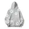 Three Dimensional Foaming Kapok Hoodie Printing Graffiti Men's and Women's brodered tröja