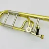 Nova chegada BB/F Trombone Brass Pictures de instrumento musical profissional com estojo com estojo