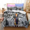 haikyuの寝具セットシングルツインフルクイーンキングサイズバレーボールボーイベッドaldult kid bedroom duvet cover s 3d print 011