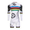 2024 Gökkuşağı Mens Bisiklet Jersey Set Skinsuit Uzun Kollu Triatlon Hız Maddesi Bisiklet Giysileri Ciclismo Sulma