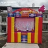 2022 Booth de alimentos infláveis ​​Carnaval Shop Shop Inflatbale Booth Stalls Stolls Station Candy Floss para o Dia da Criança