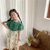 Mädchen koreanischen Stil lose Cartoon-Röcke 1–7 Jahre Frühling niedliche Kinderkleidung Baby Mädchen Baumwolle Allgleiches Röcke 220423