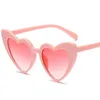 Солнцезащитные очки Личность Мода Любовь Сердце Женщины Бренд Дизайнер Кошка Глаз Солнцезащитные Очки Розовые Белые Черная Женская Леди Торговый Очки