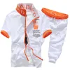 Tracksuits voor heren EW ARVALS FASHOUD MANNEN KORTE MEEVE Tracksuit Casual Sporting Suit Hoodies en Shorts 220826