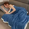 Blankets 100x150cm Multi-functional Blanket Office Nap Air Conditioning Lambswool Single Person Sofa Cape