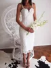 abito da sposa in spaghetti da crochet