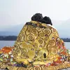 Filtar Tree of Life Stoclet Frieze Gustav Klimt Fleece Novelty Warm Throw Filt för Bedste Autumn Winter212d