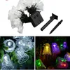 Julbelysning Solar Small Bell Mini String Lights For Outdoor Garden Wedding Party Decoration