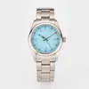 Mens/Womens Watches Love high quality 31mm36mm41mm Sapphire Glass Automatic Mechanical Outdoor Sports Light Blue Dial Stainless Steel 124300