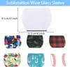 Sublimation Blanks Products Wine Glass Sleeve Sublimation Neoprene Insulator Cover DIY Wine Glass Sublimation Blanks Supplies1885036