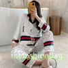 5A-KLASSISCHE Designer Letter Print Dames Pyjama Homwear Set Winter Velvet pyjama met lange mouwen