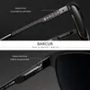 Barcur Original Man Sunglasses Polarised Investless Square Sunglasses for Men Women Mirror Female UV400 Driving Eyewear 220611